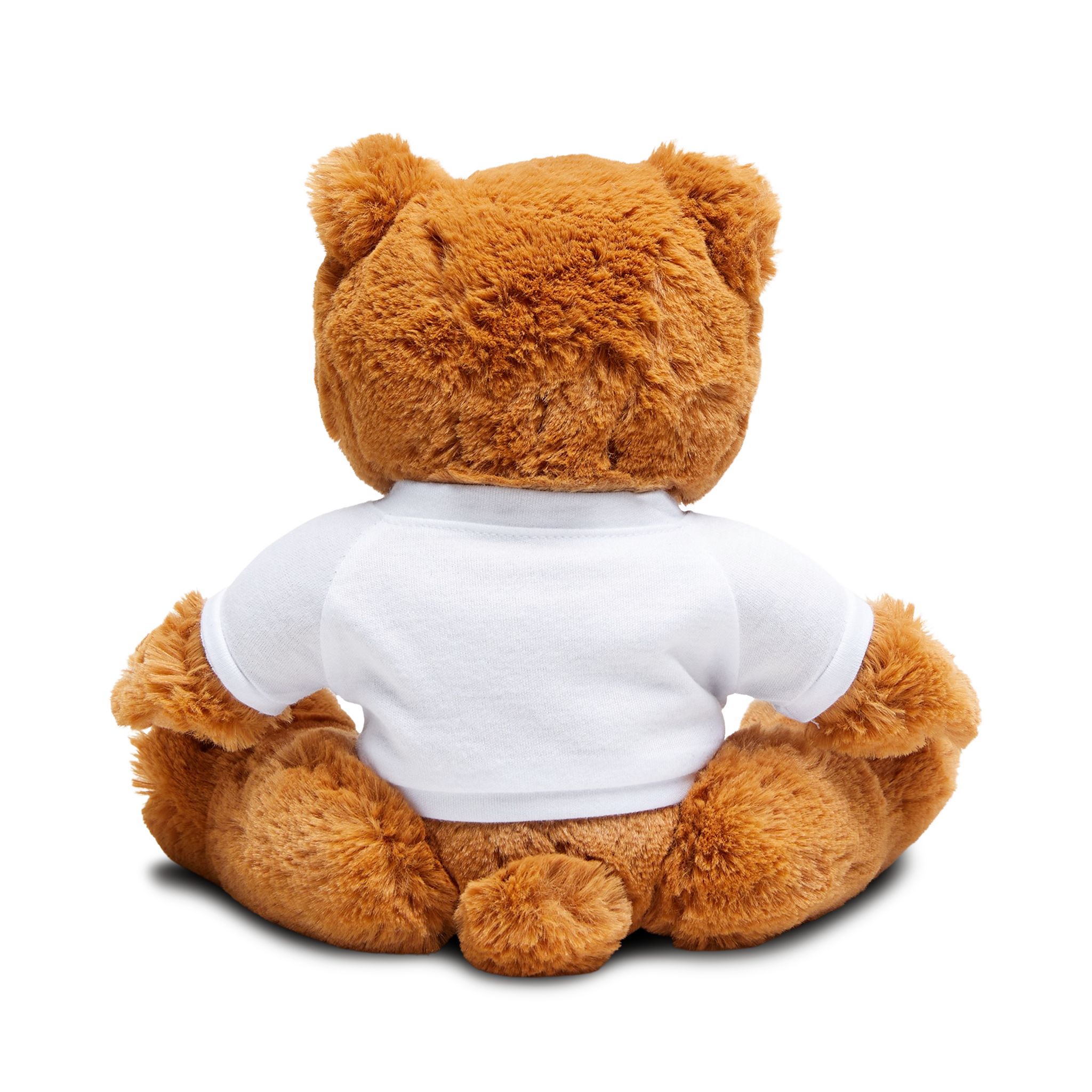 Teddy Bear with T-Shirt - I love Flora hearts in pink - Image 4