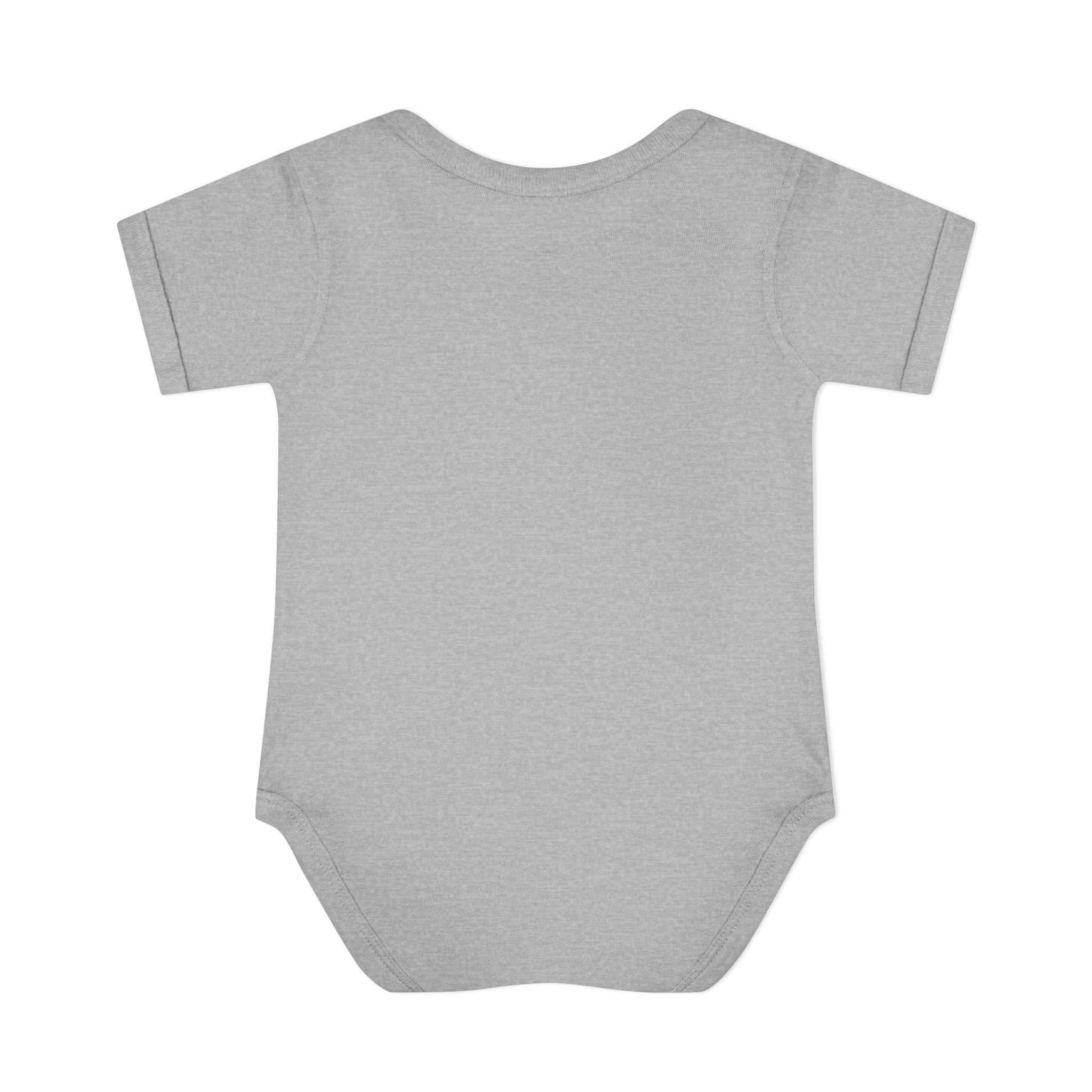 Infant Baby Rib Bodysuit - I love Thalia hearts in pink - Image 10