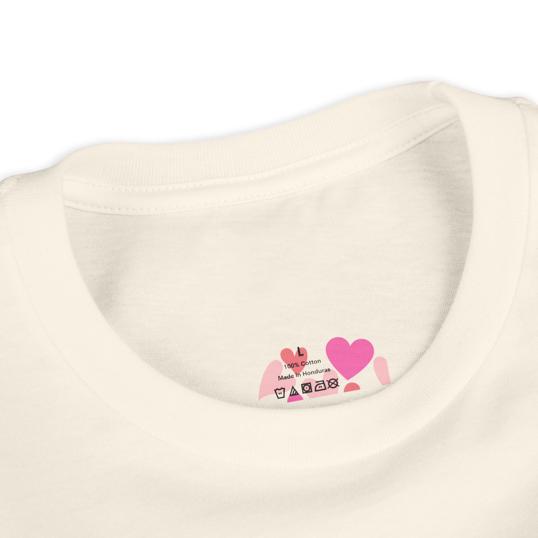 Youth Short Sleeve Tee - I love Adeline hearts in pink - Image 14