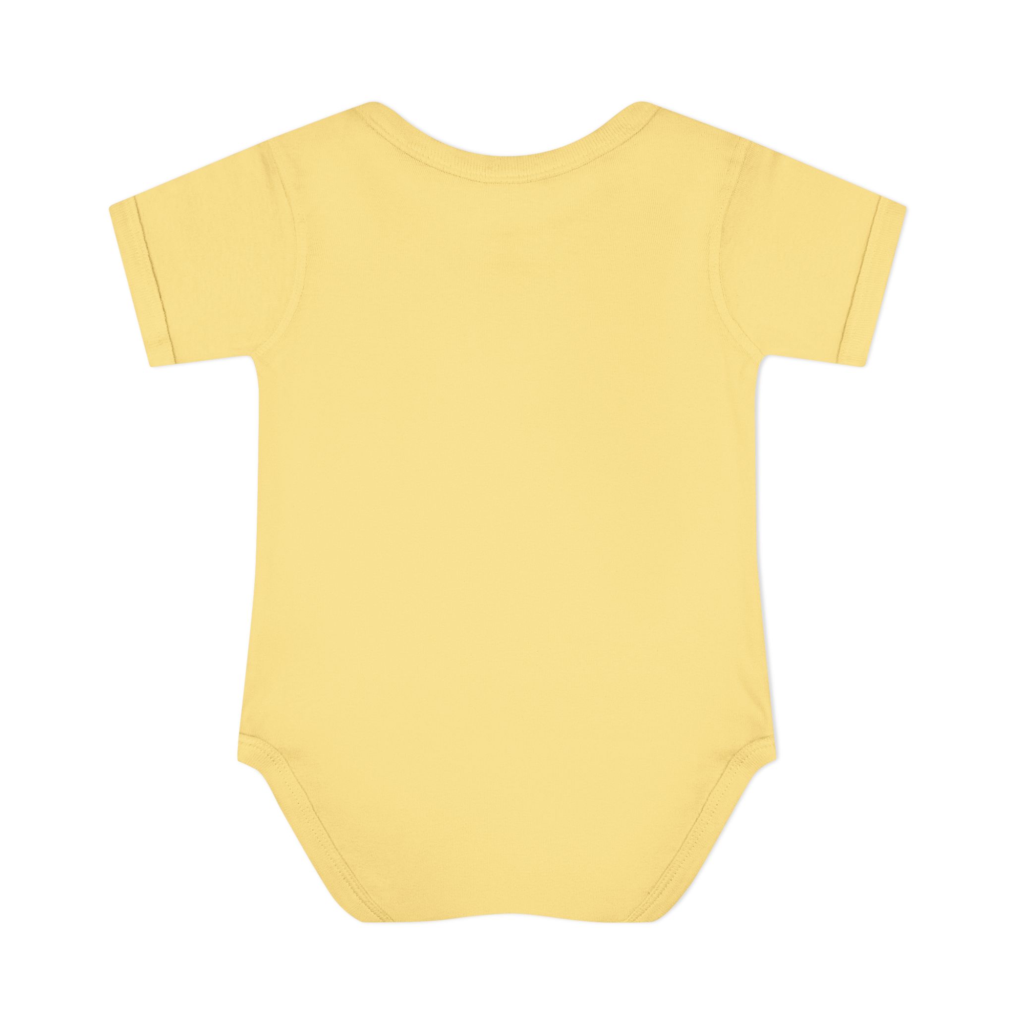 Infant Baby Rib Bodysuit - I love Thalia hearts in pink - Image 14