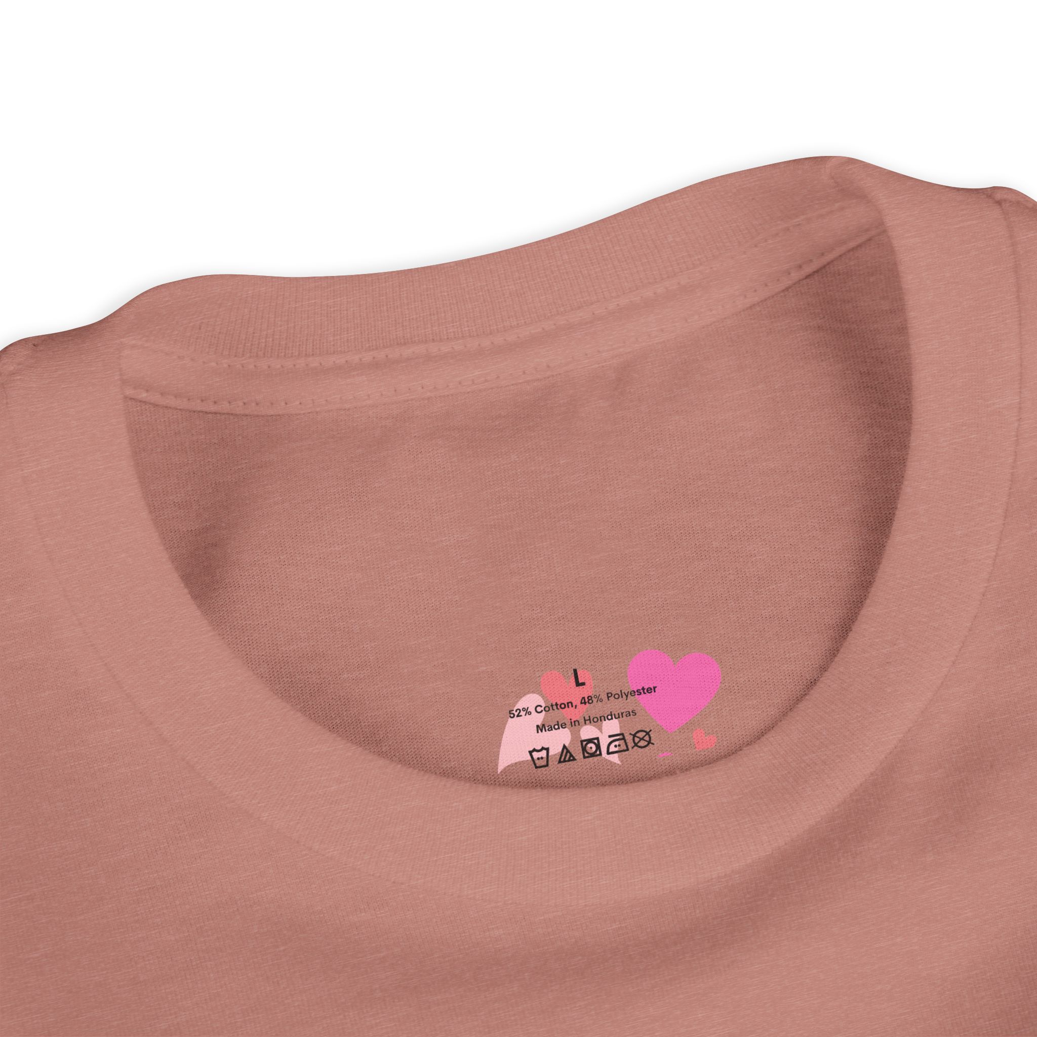 Youth Short Sleeve Tee - I love Lydia hearts in pink - Image 9