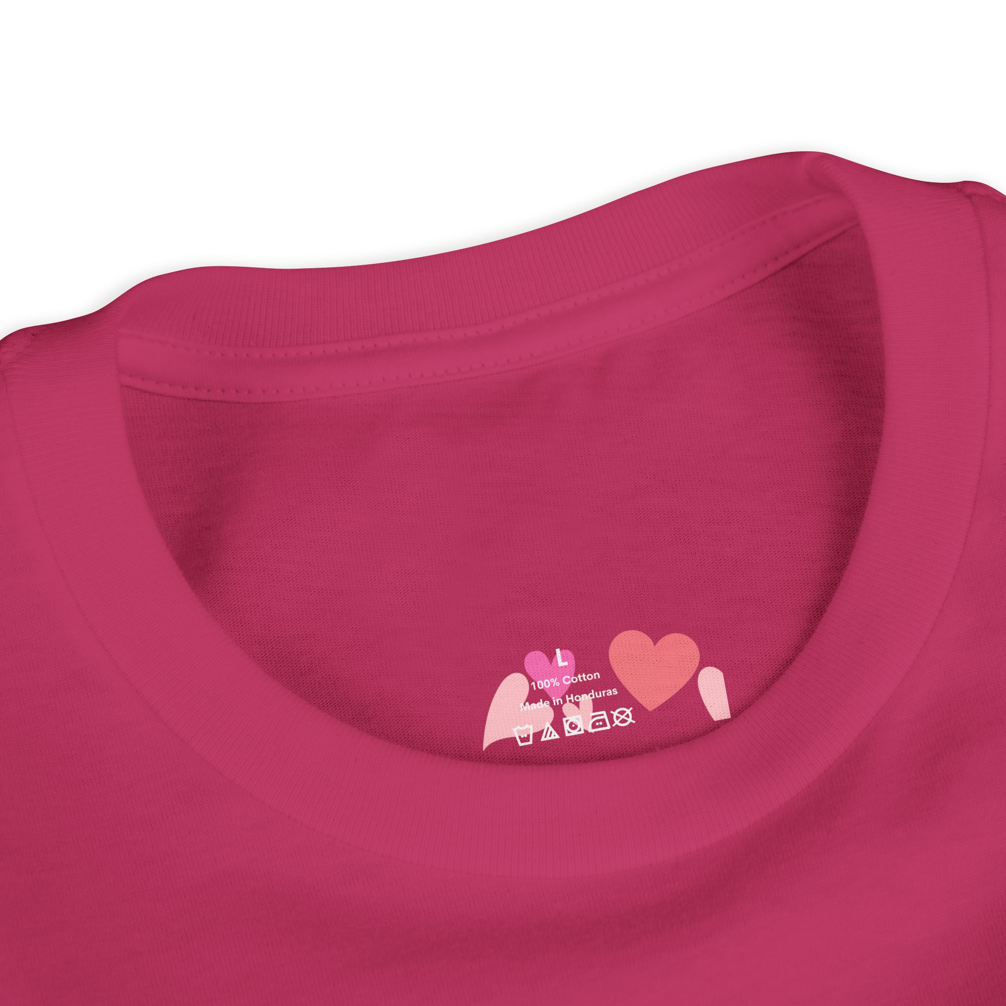 Youth Short Sleeve Tee - I love Everly hearts in pink - Image 24