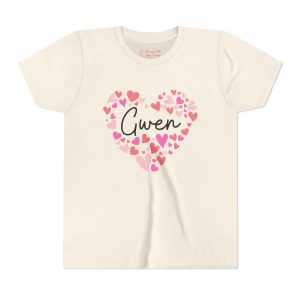Youth Short Sleeve TeYouth Short Sleeve Tee - I love Gwen hearts in pink