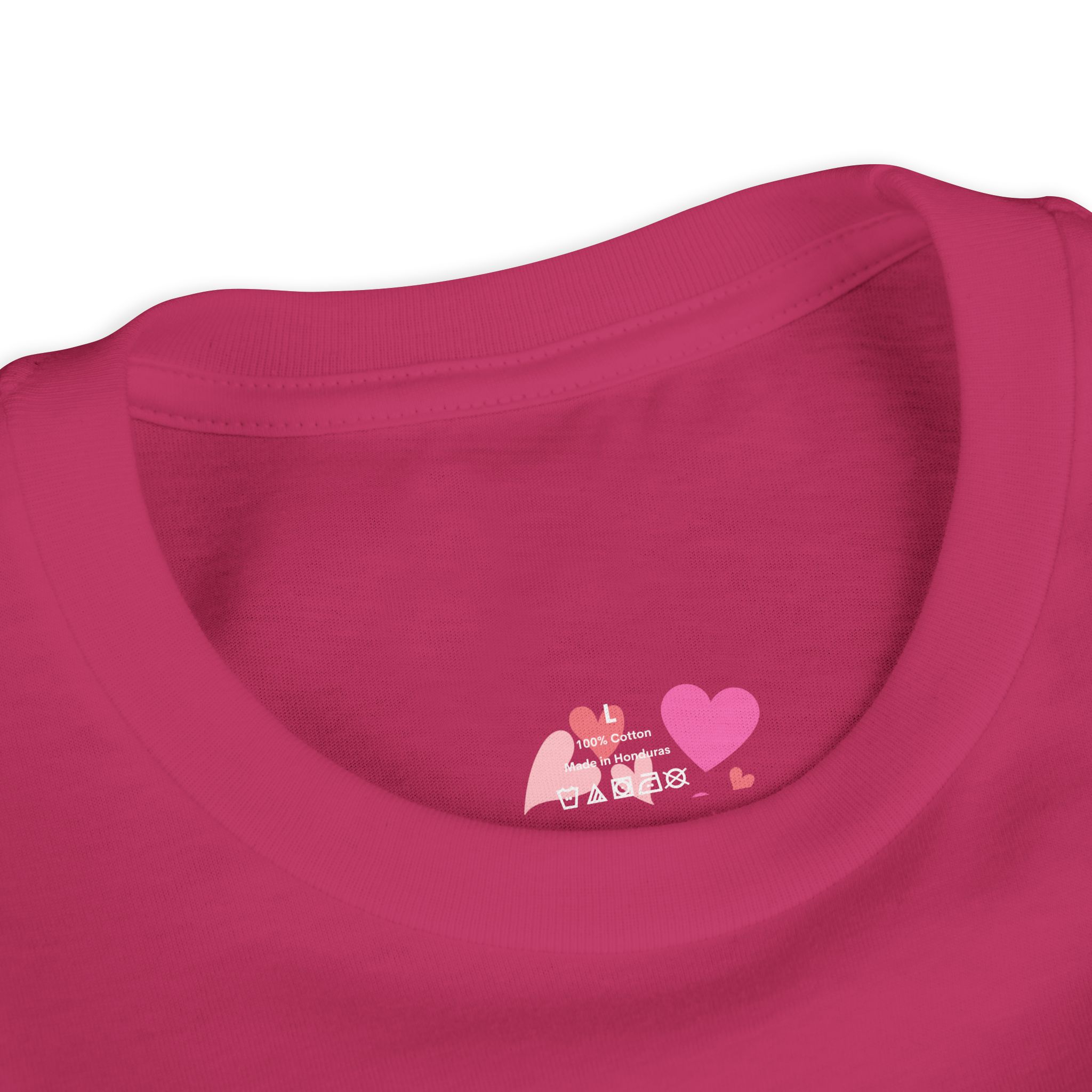 Youth Short Sleeve Tee - I love Lydia hearts in pink - Image 24