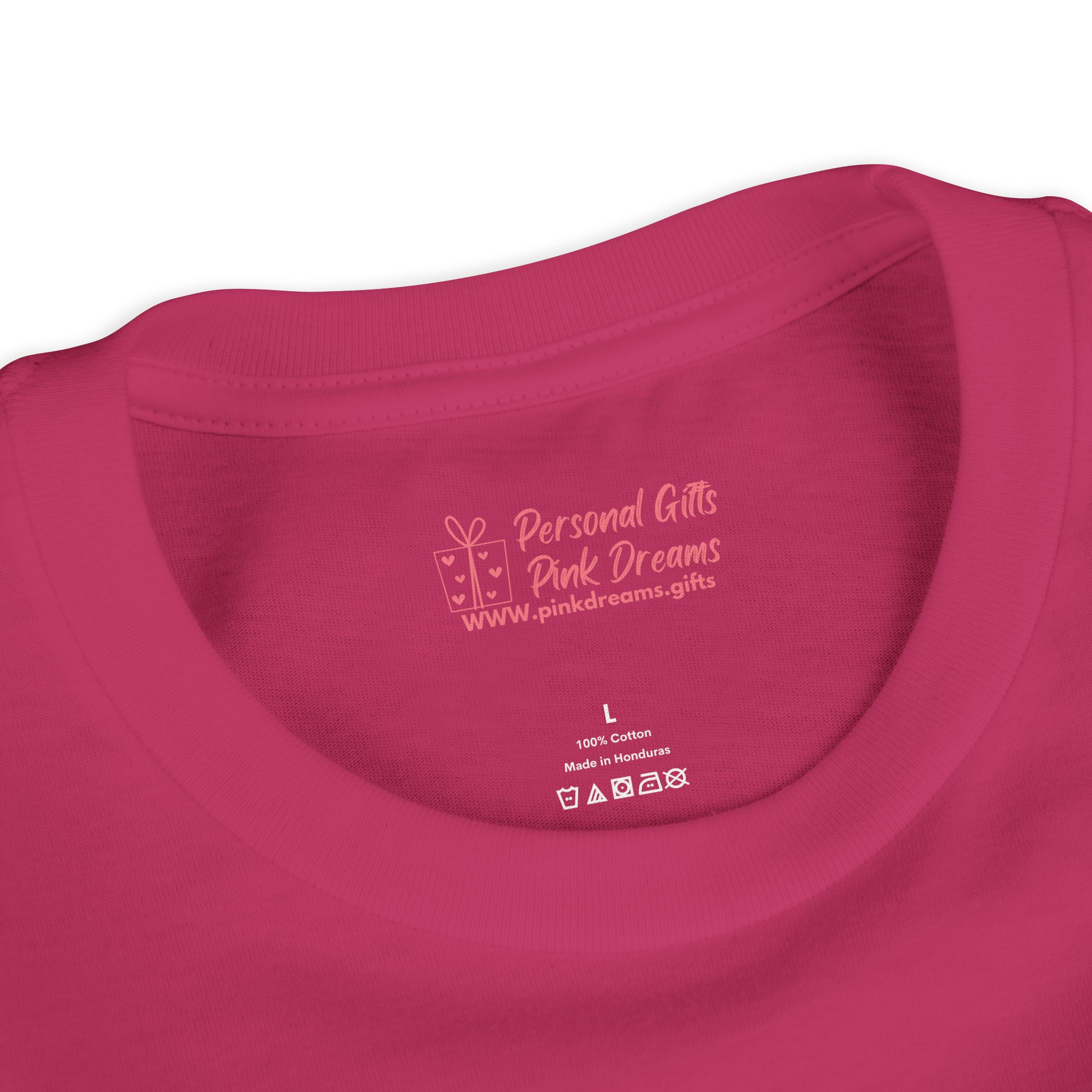 Youth Short Sleeve TeYouth Short Sleeve Tee - I love Hattie hearts in pink - Image 24