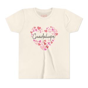 Youth Short Sleeve TeYouth Short Sleeve Tee - I love Guadalupe hearts in pink
