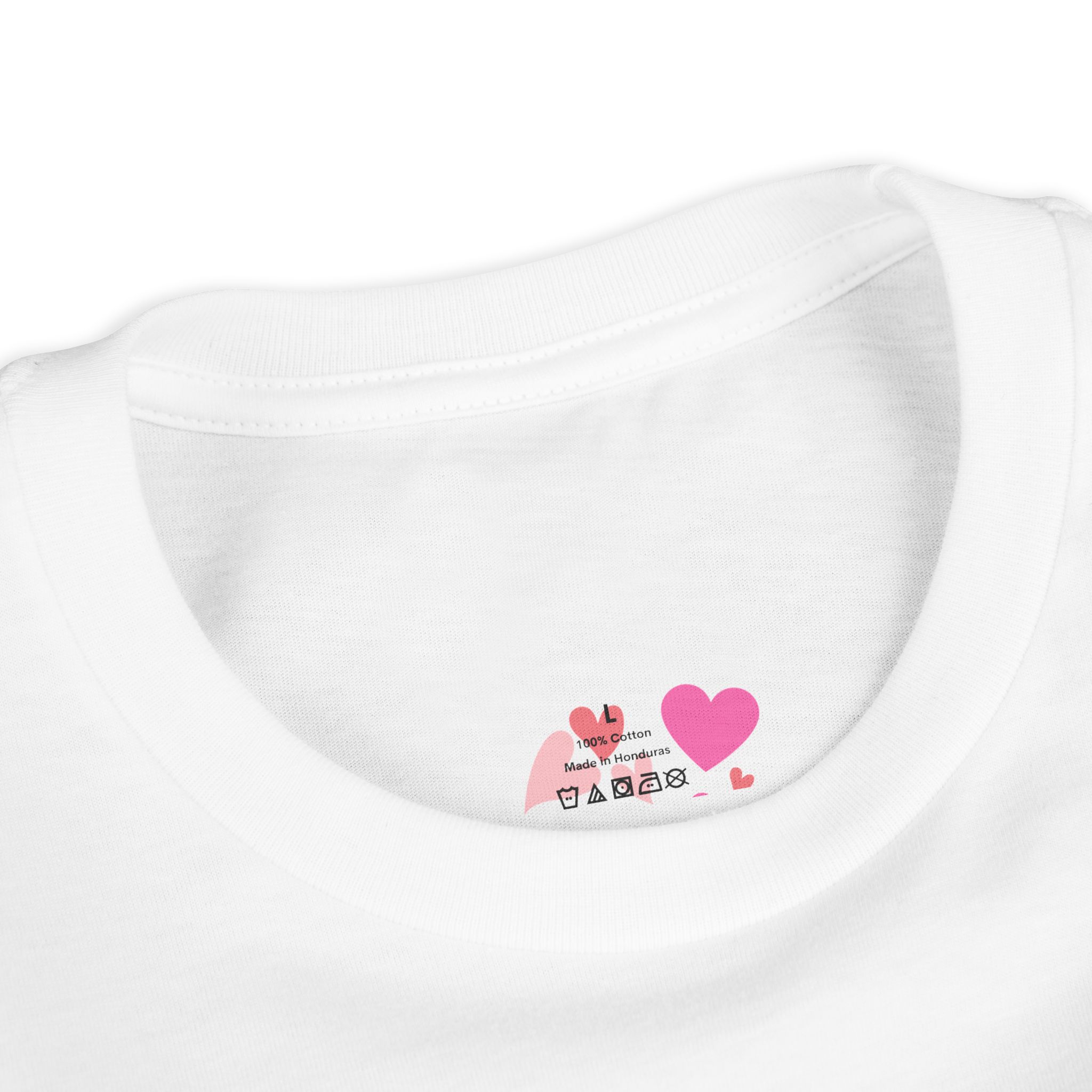 Youth Short Sleeve Tee - I love Lydia hearts in pink - Image 4