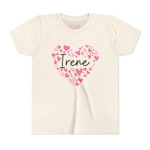 Youth Short Sleeve TeYouth Short Sleeve Tee - I love Irene hearts in pink