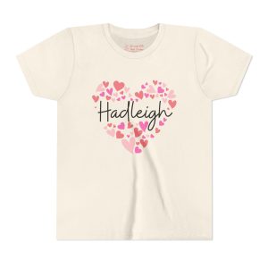 Youth Short Sleeve TeYouth Short Sleeve Tee - I love Hadleigh hearts in pink